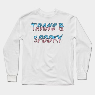 Spooky Trans Person Long Sleeve T-Shirt